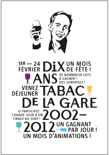 Poster Tabac de la Gare